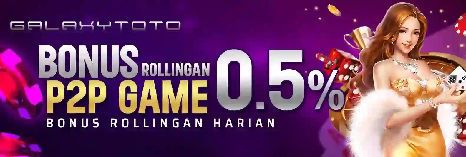 BONUS ROLLINGAN P2PGAME